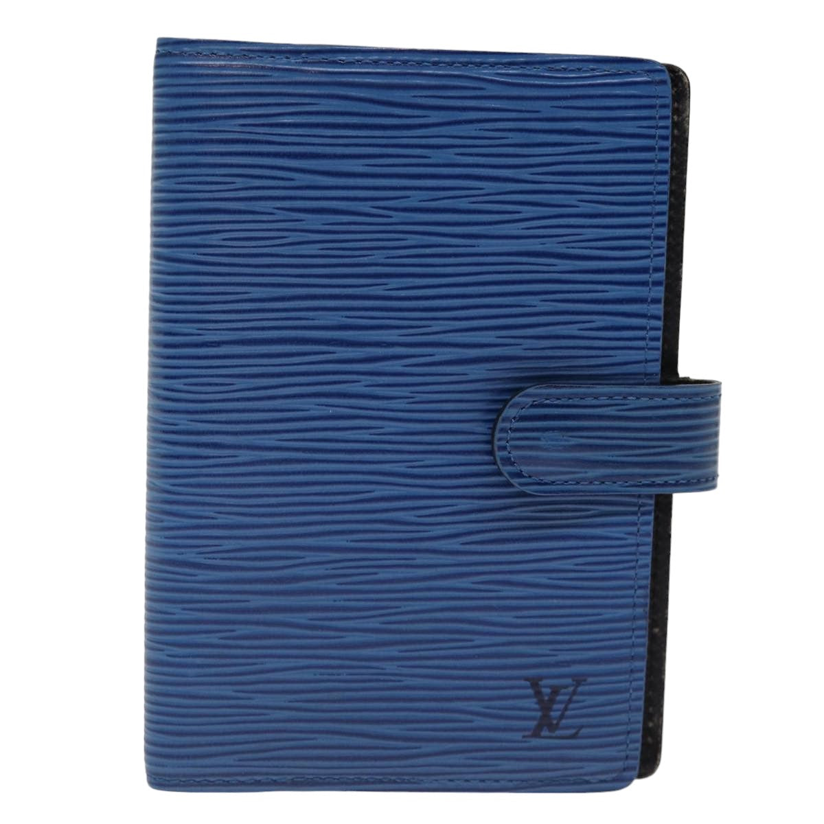 LOUIS VUITTON Epi Agenda PM Day Planner Cover Blue R20055 LV Auth 76209 - 0