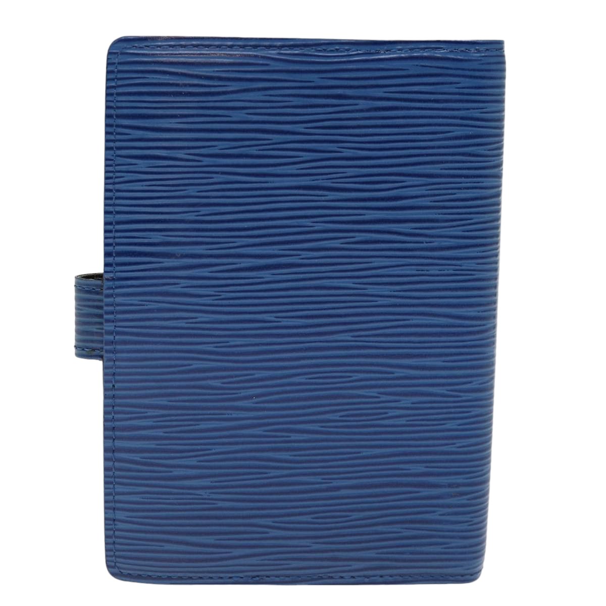 LOUIS VUITTON Epi Agenda PM Day Planner Cover Blue R20055 LV Auth 76209