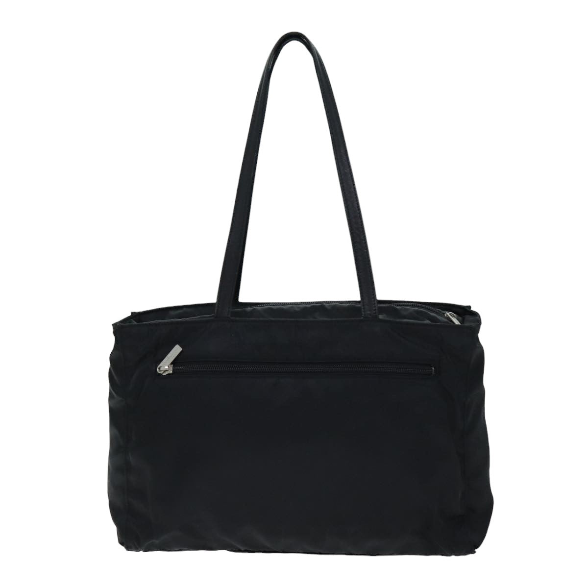 Burberrys Tote Bag Nylon Black Auth 76211 - 0