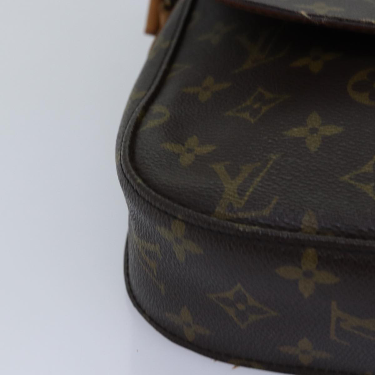 LOUIS VUITTON Monogram Saint Cloud GM Shoulder Bag M51242 LV Auth 76217