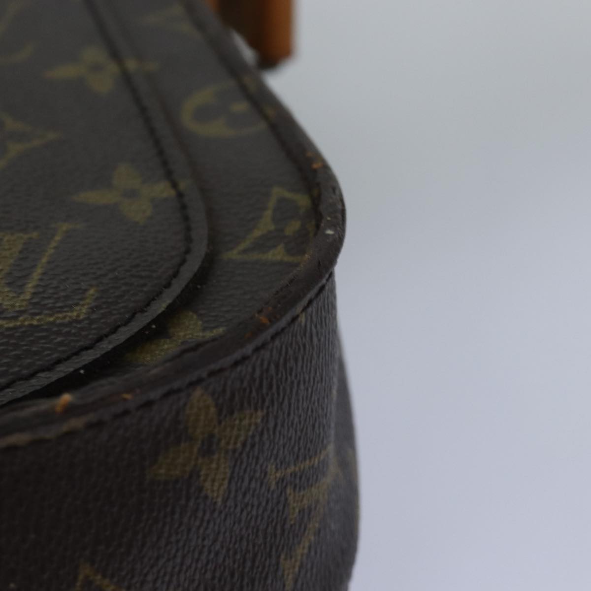 LOUIS VUITTON Monogram Saint Cloud GM Shoulder Bag M51242 LV Auth 76217