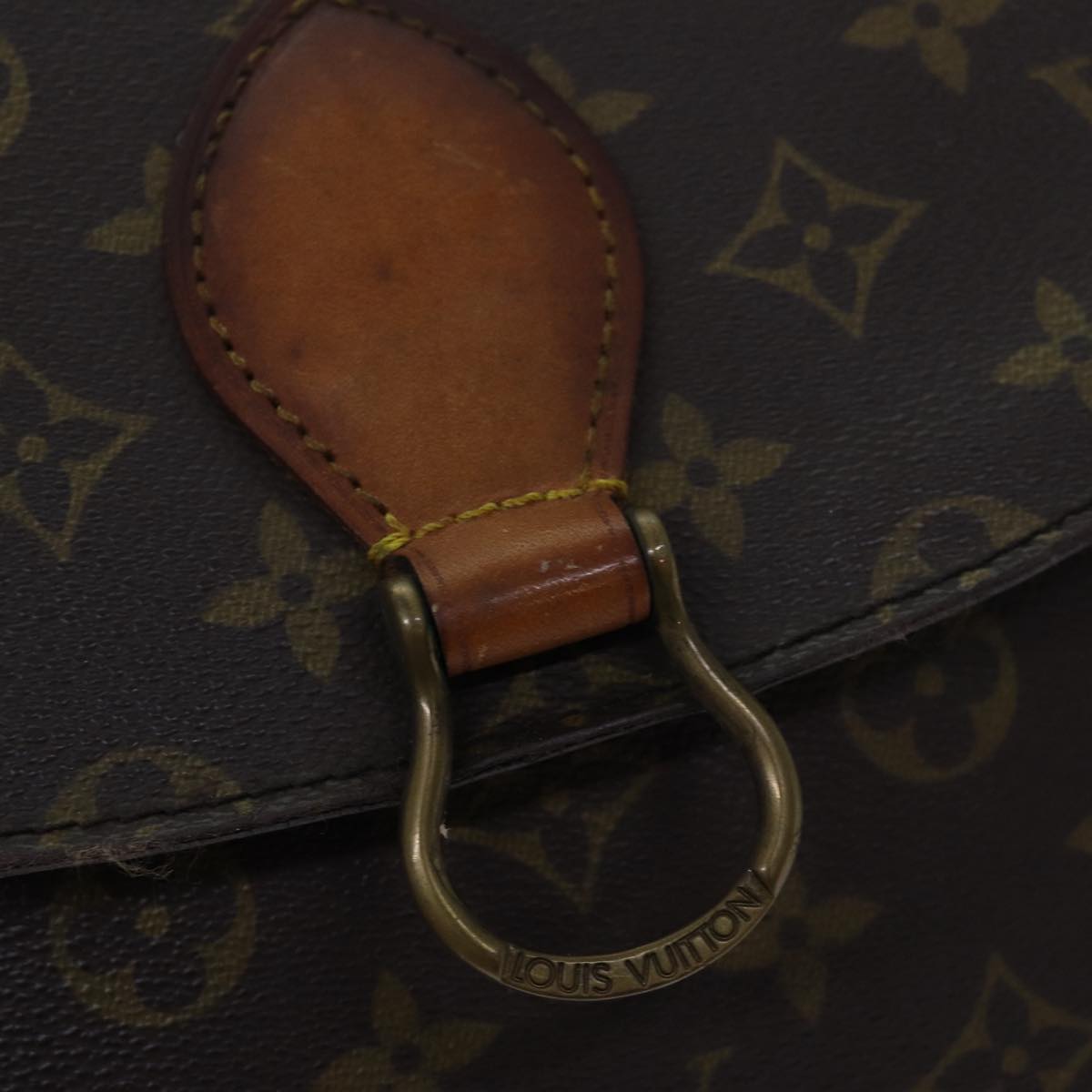 LOUIS VUITTON Monogram Saint Cloud GM Shoulder Bag M51242 LV Auth 76217