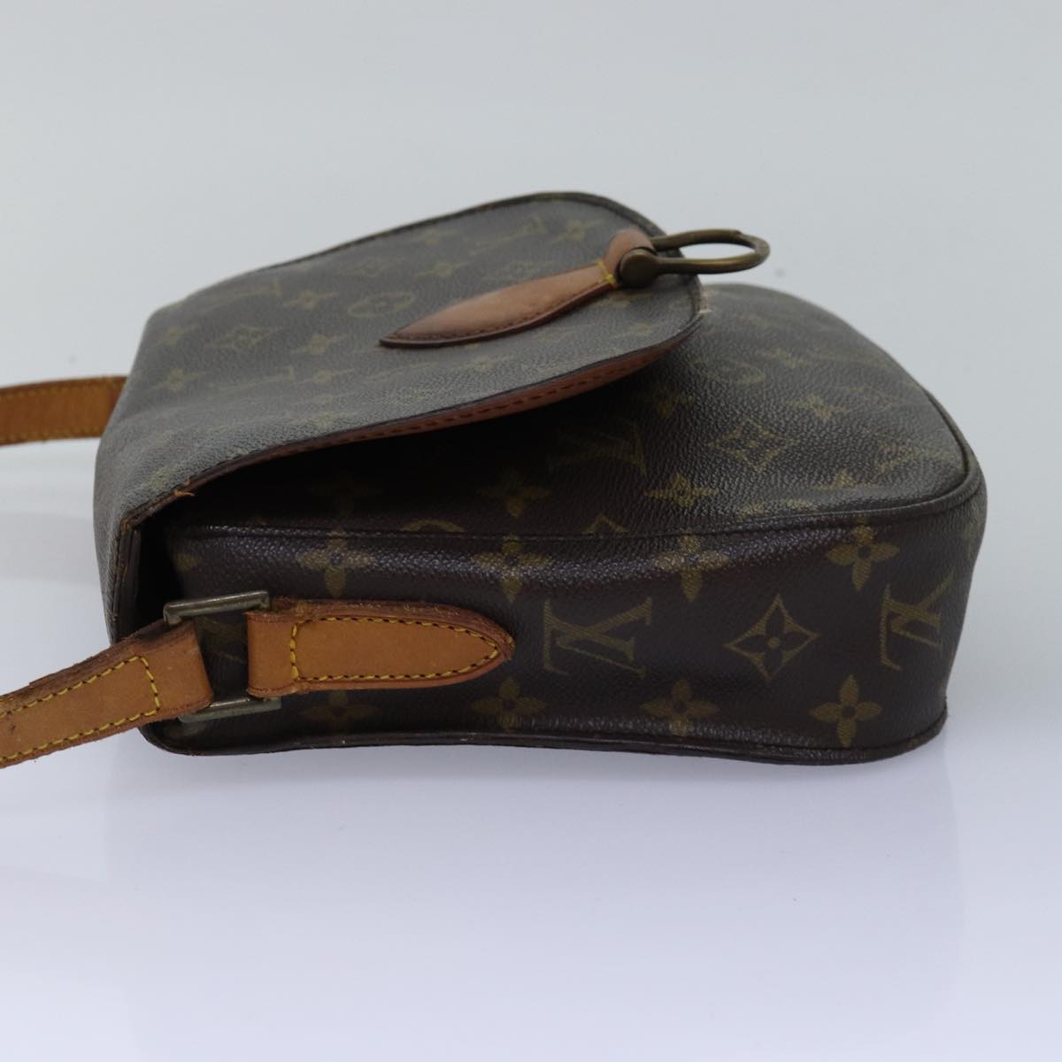 LOUIS VUITTON Monogram Saint Cloud GM Shoulder Bag M51242 LV Auth 76217