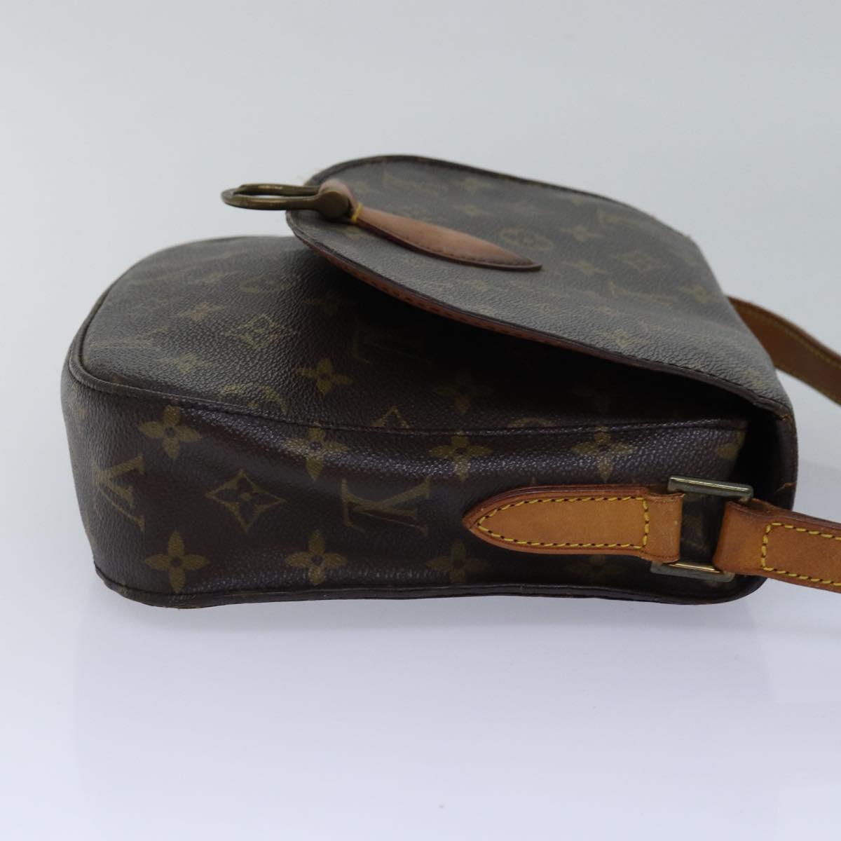 LOUIS VUITTON Monogram Saint Cloud GM Shoulder Bag M51242 LV Auth 76217