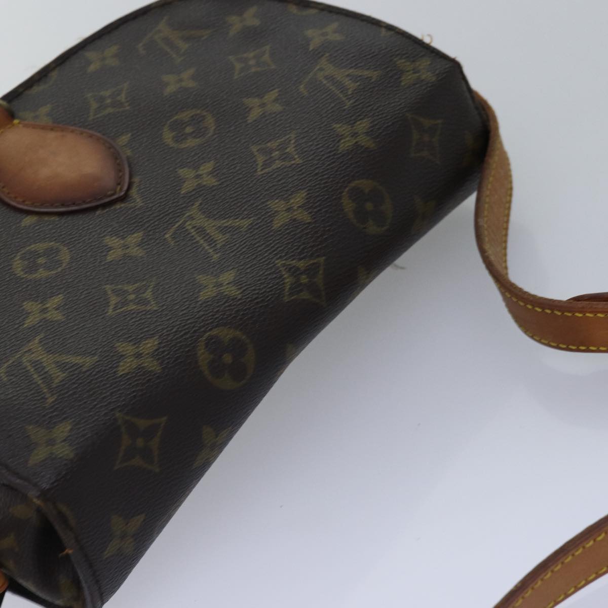 LOUIS VUITTON Monogram Saint Cloud GM Shoulder Bag M51242 LV Auth 76217