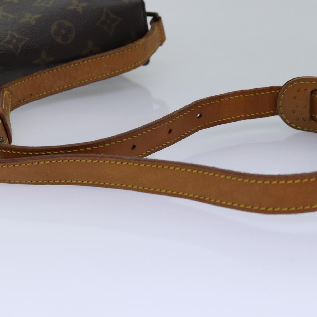 LOUIS VUITTON Monogram Saint Cloud GM Shoulder Bag M51242 LV Auth 76217