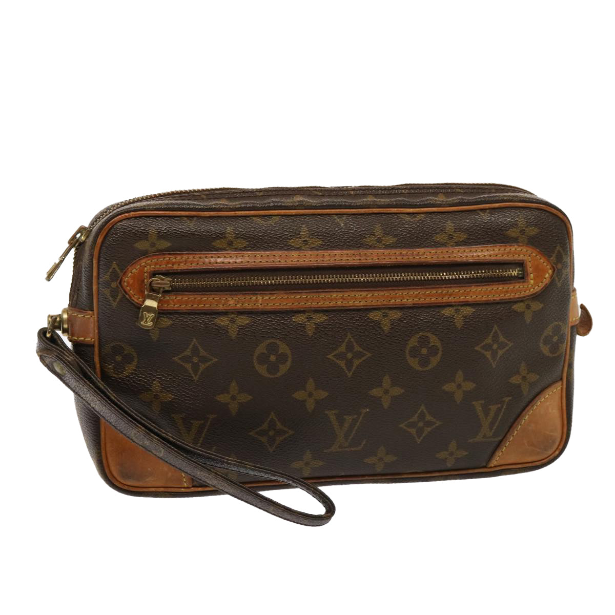 LOUIS VUITTON Monogram Marly Dragonne GM Clutch Bag M51825 LV Auth 76224