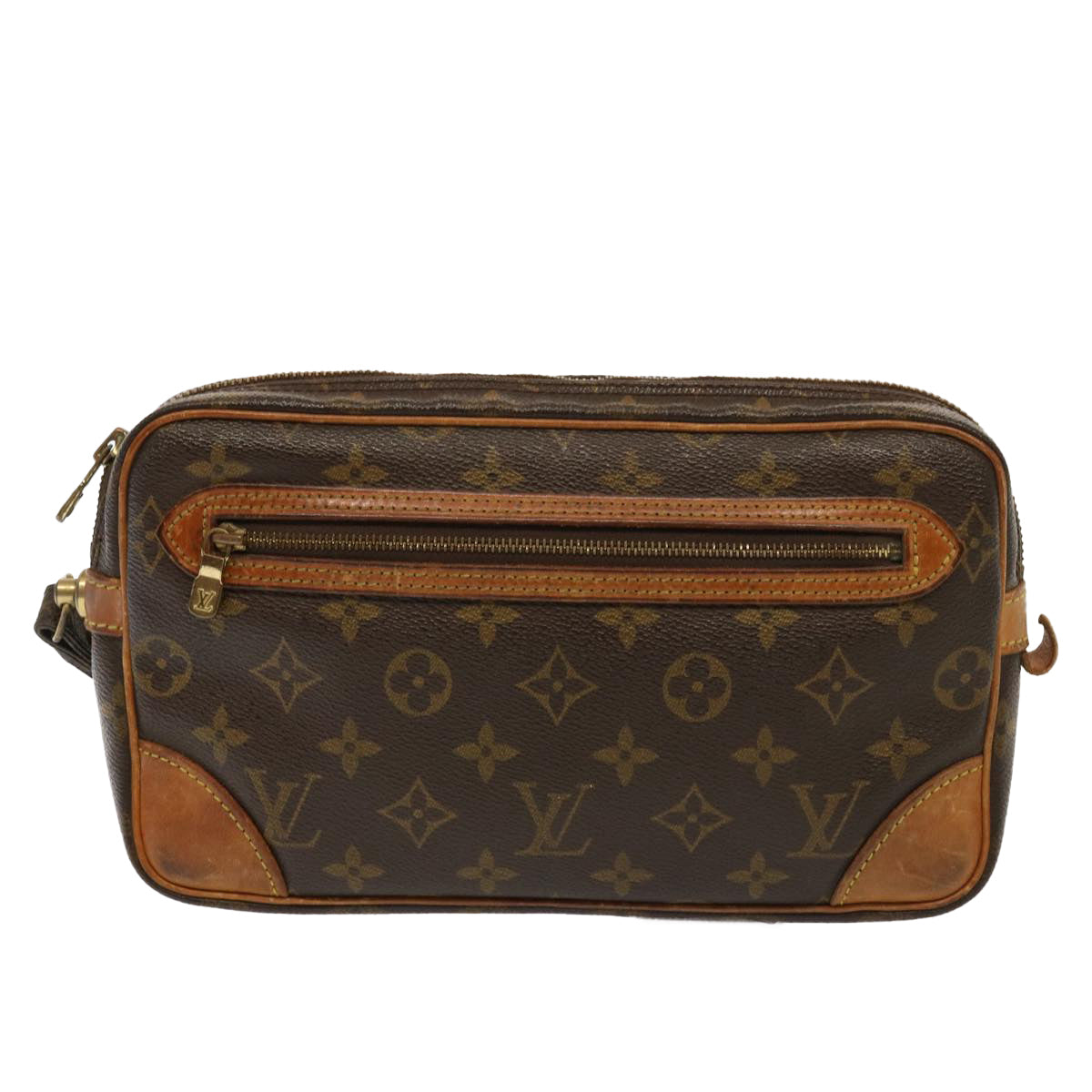 LOUIS VUITTON Monogram Marly Dragonne GM Clutch Bag M51825 LV Auth 76224