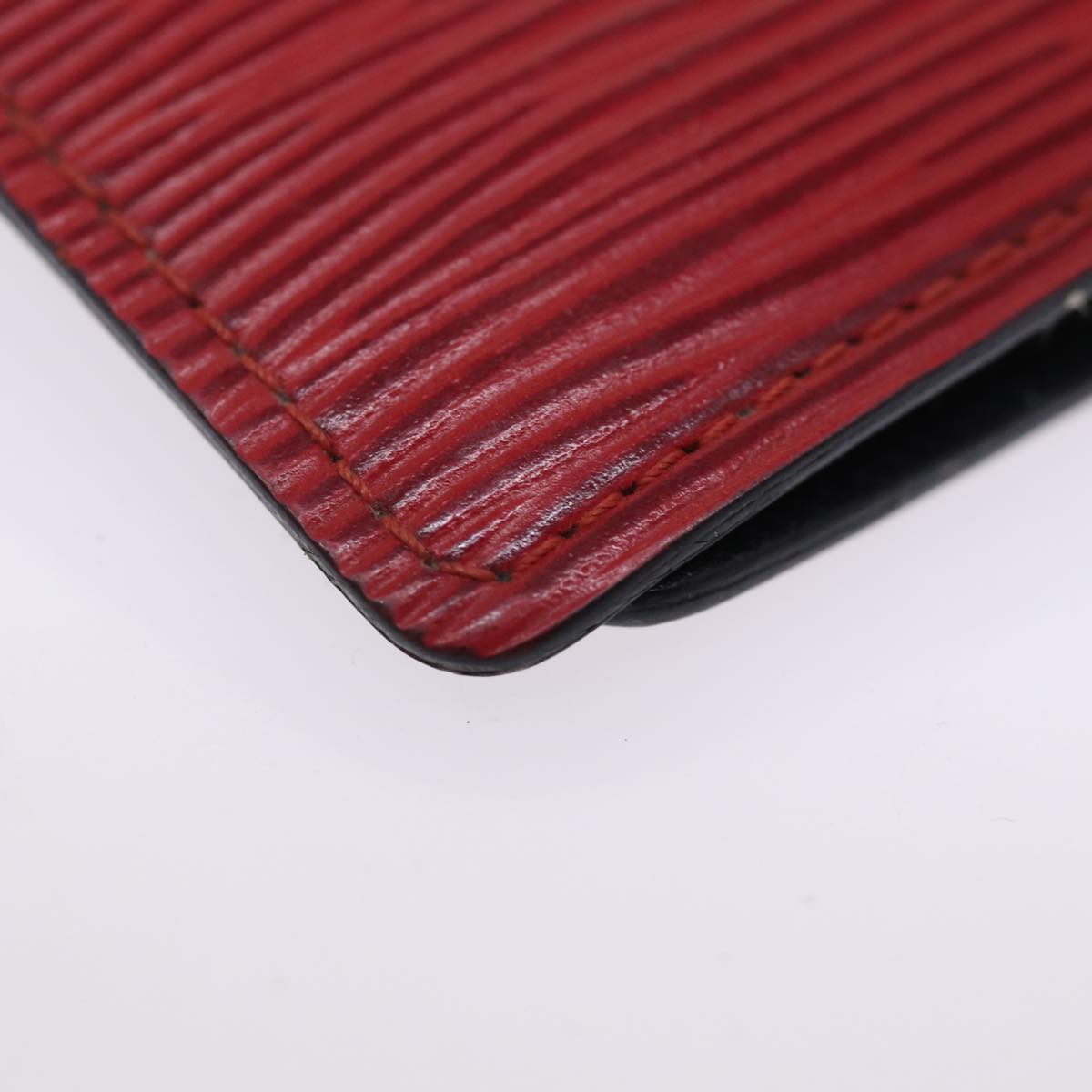 LOUIS VUITTON Epi Agenda PM Day Planner Cover Red R20057 LV Auth 76228