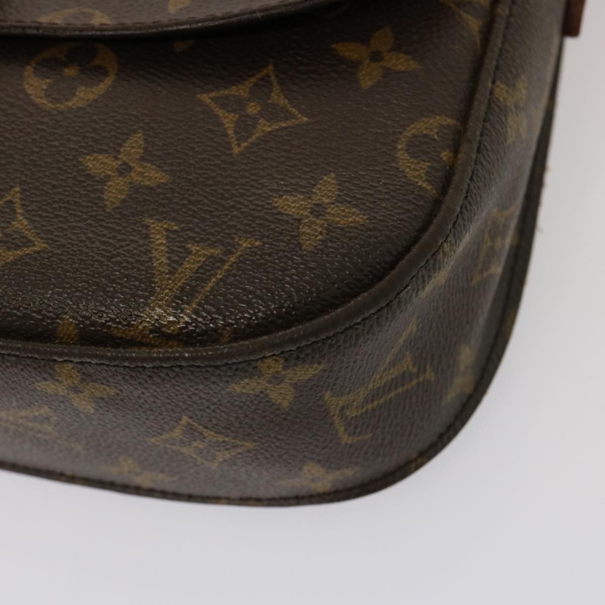 LOUIS VUITTON Monogram Saint Cloud GM Shoulder Bag M51242 LV Auth 76235