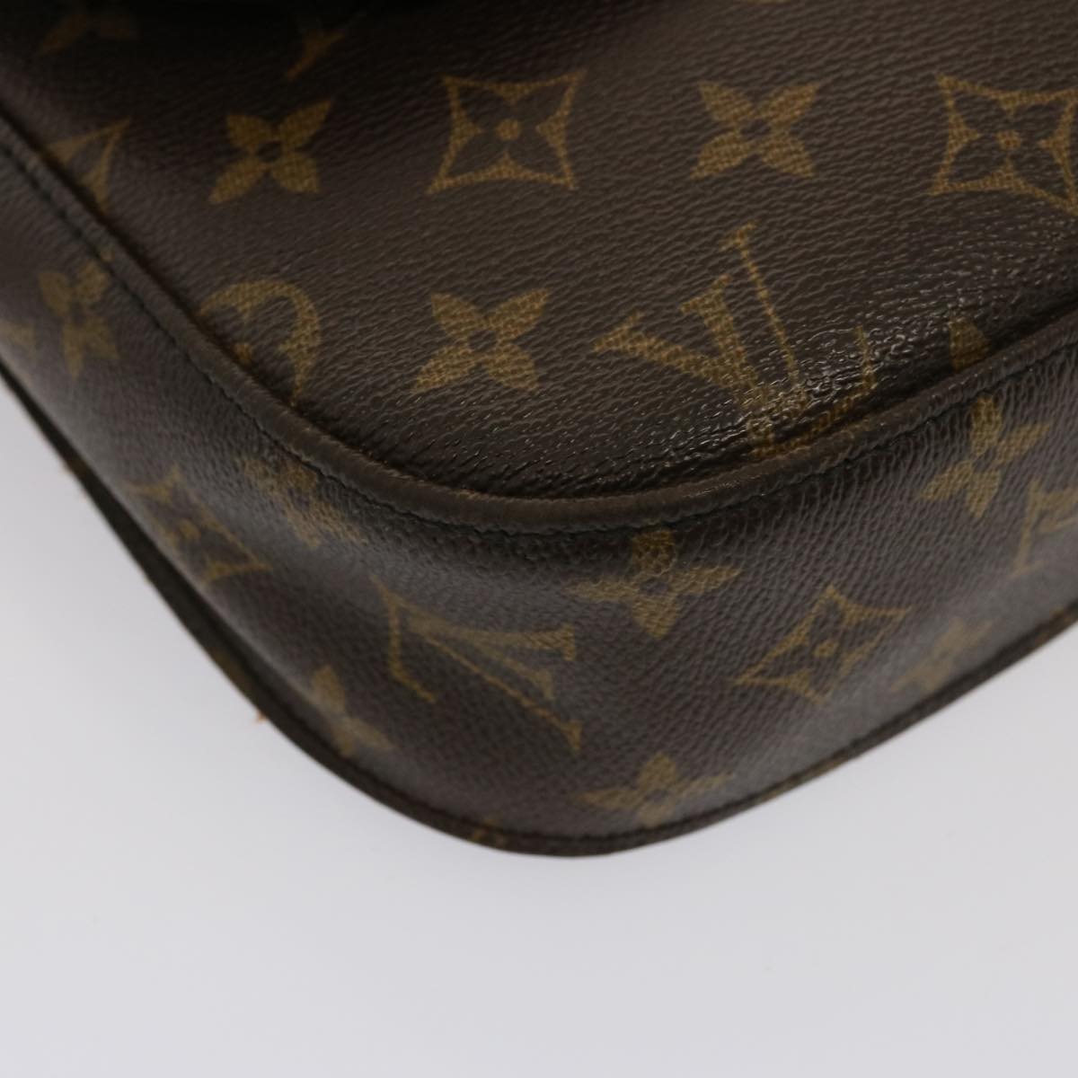 LOUIS VUITTON Monogram Saint Cloud GM Shoulder Bag M51242 LV Auth 76235