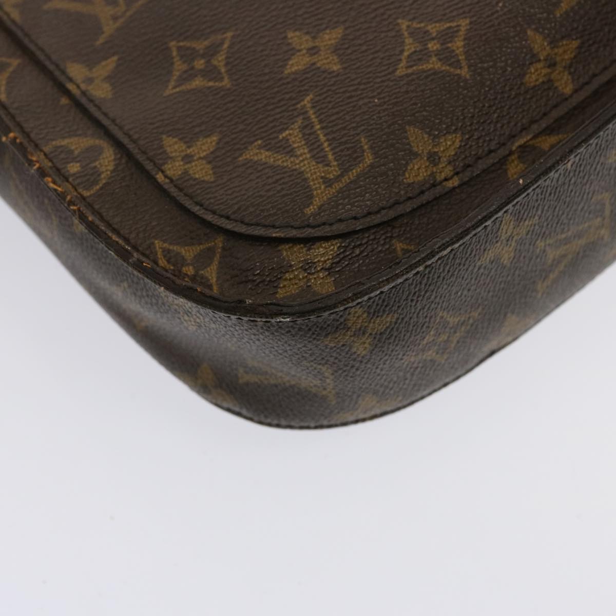 LOUIS VUITTON Monogram Saint Cloud GM Shoulder Bag M51242 LV Auth 76235