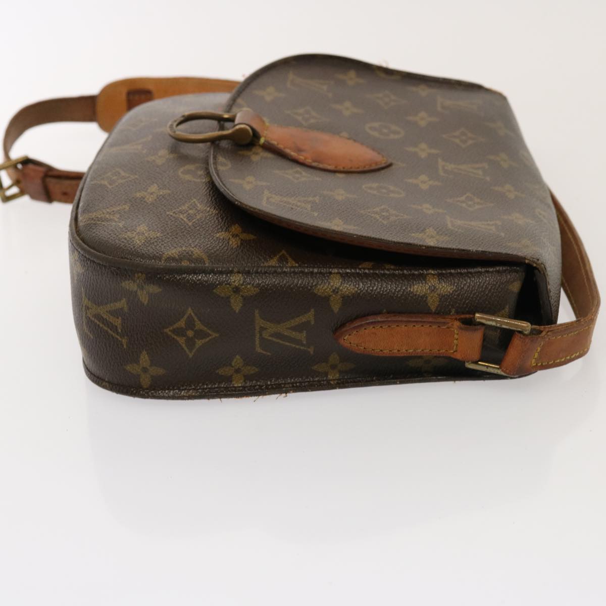 LOUIS VUITTON Monogram Saint Cloud GM Shoulder Bag M51242 LV Auth 76235