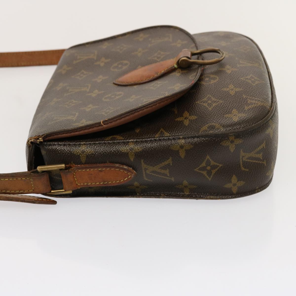 LOUIS VUITTON Monogram Saint Cloud GM Shoulder Bag M51242 LV Auth 76235