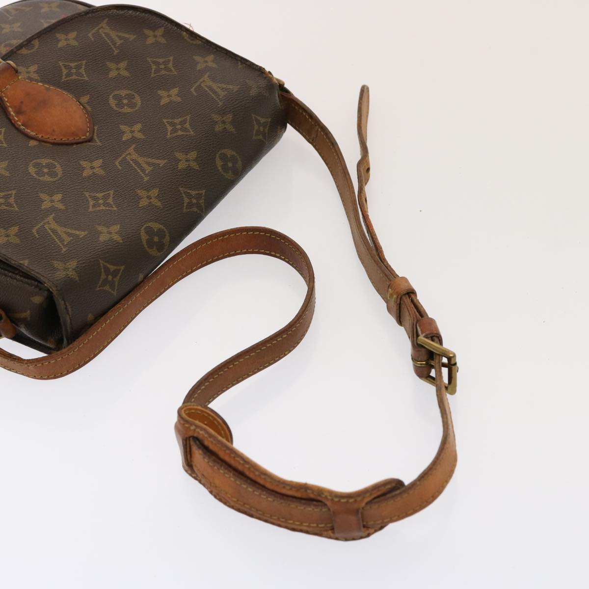 LOUIS VUITTON Monogram Saint Cloud GM Shoulder Bag M51242 LV Auth 76235