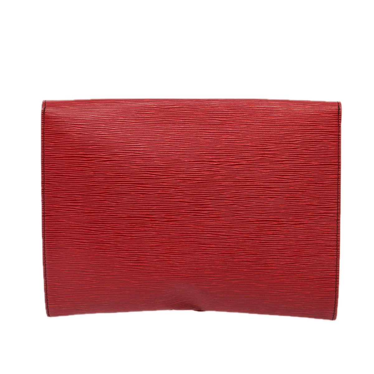 LOUIS VUITTON Epi Jena Clutch Bag Red M52727 LV Auth 76242 - 0