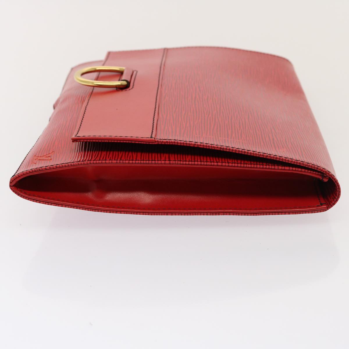 LOUIS VUITTON Epi Jena Clutch Bag Red M52727 LV Auth 76242