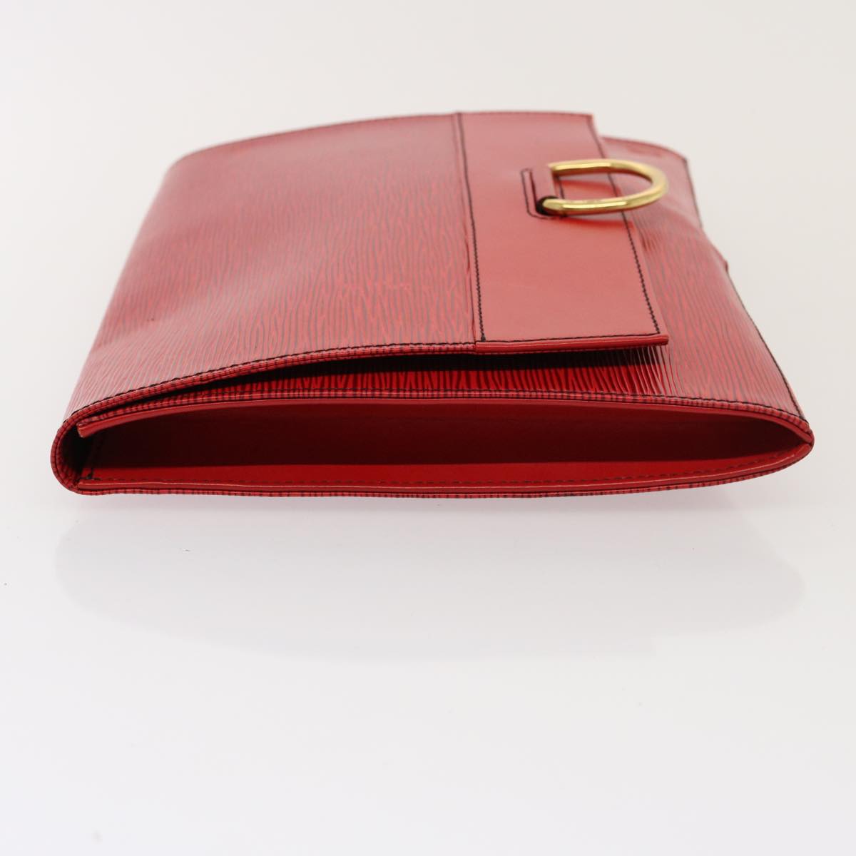 LOUIS VUITTON Epi Jena Clutch Bag Red M52727 LV Auth 76242