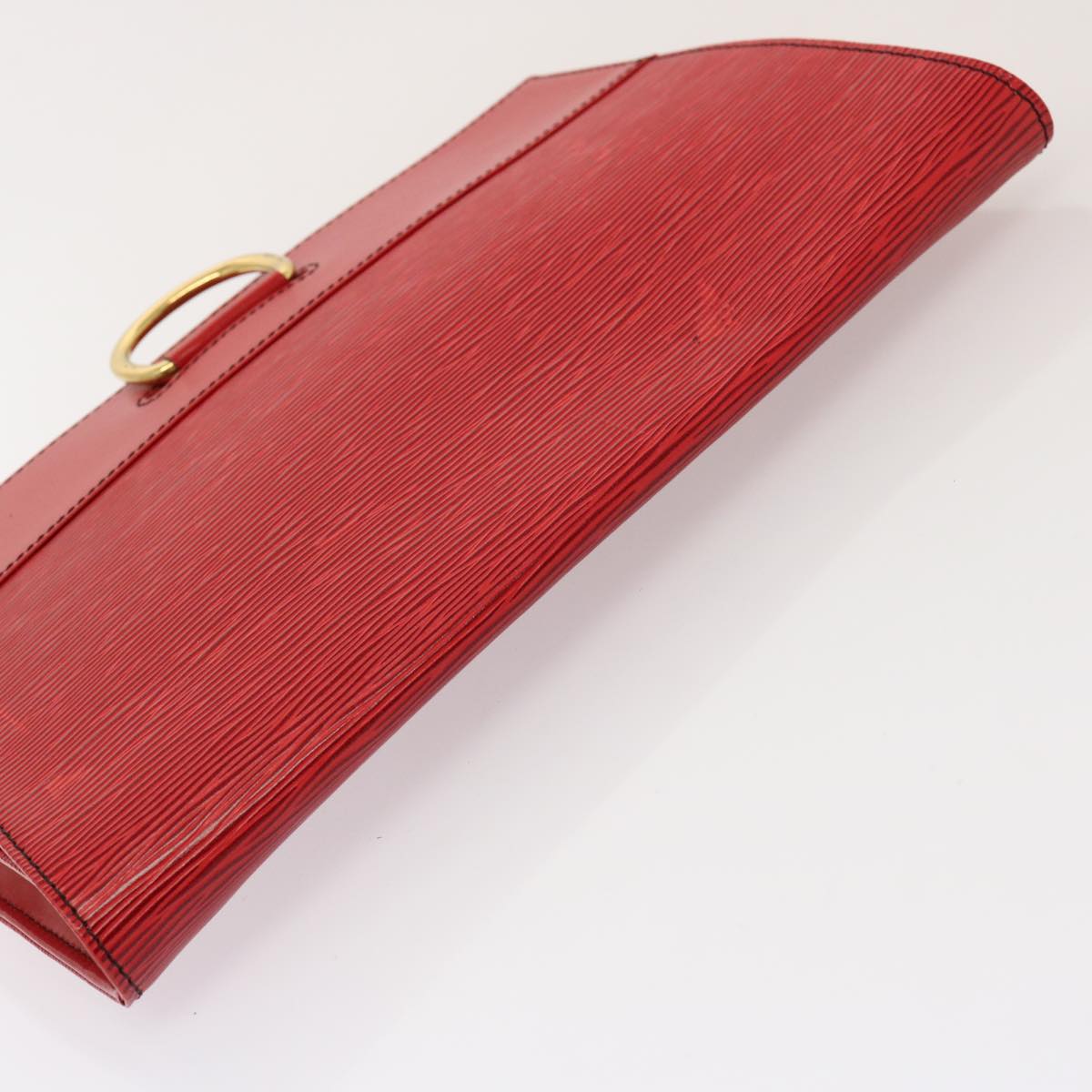 LOUIS VUITTON Epi Jena Clutch Bag Red M52727 LV Auth 76242