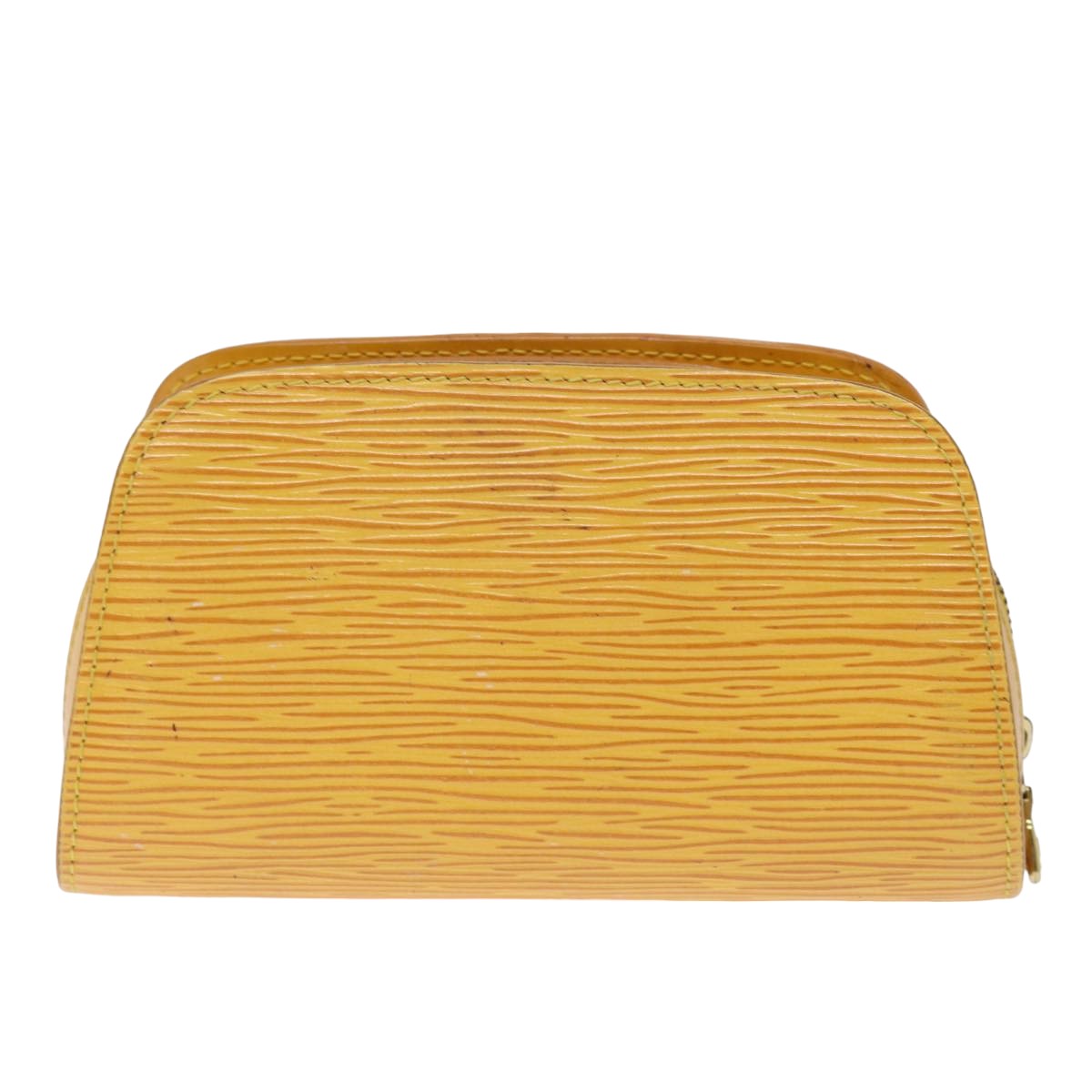 LOUIS VUITTON Epi Dauphine PM Pouch Yellow M48449 LV Auth 76248 - 0