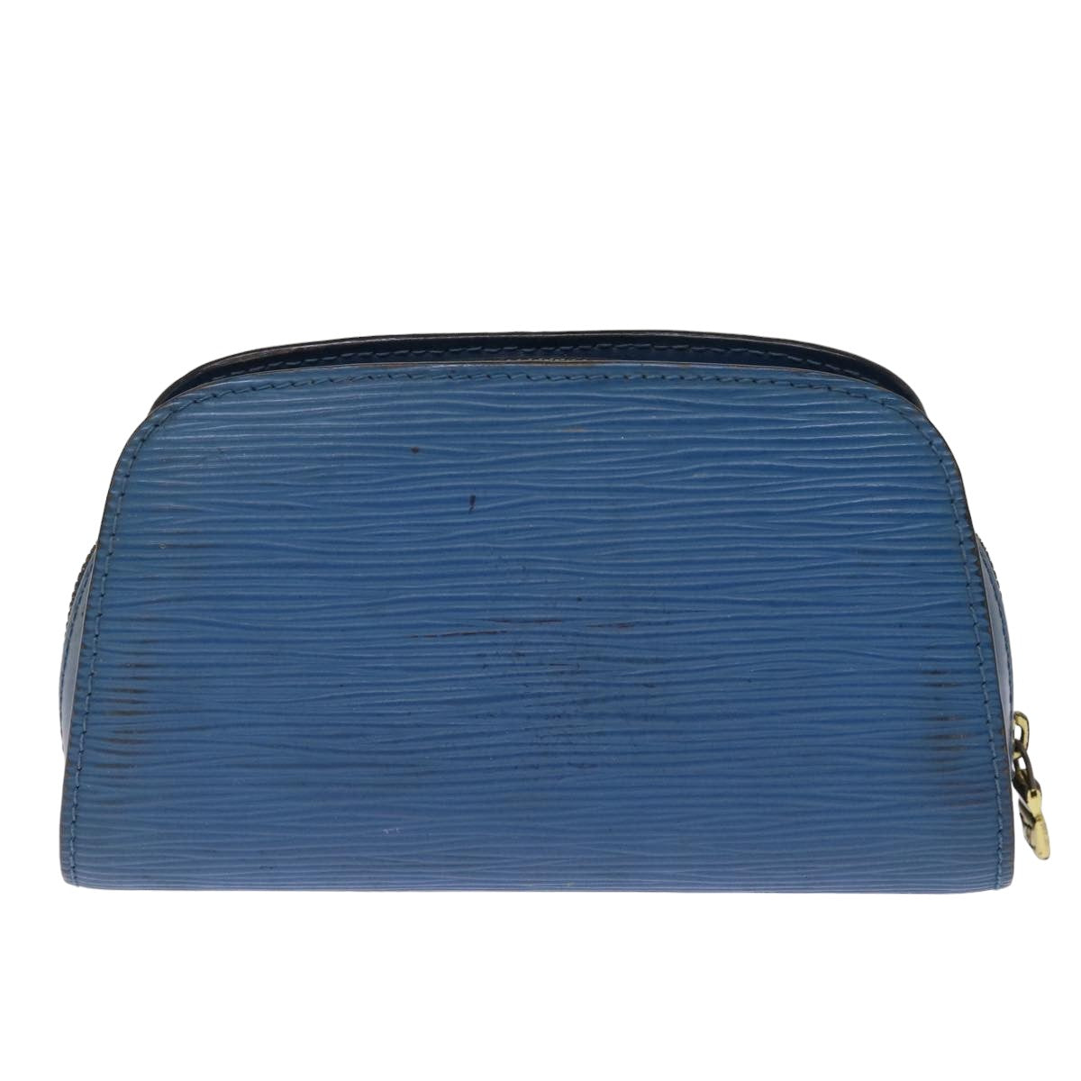 LOUIS VUITTON Epi Dauphine PM Pouch Blue M48445 LV Auth 76251 - 0