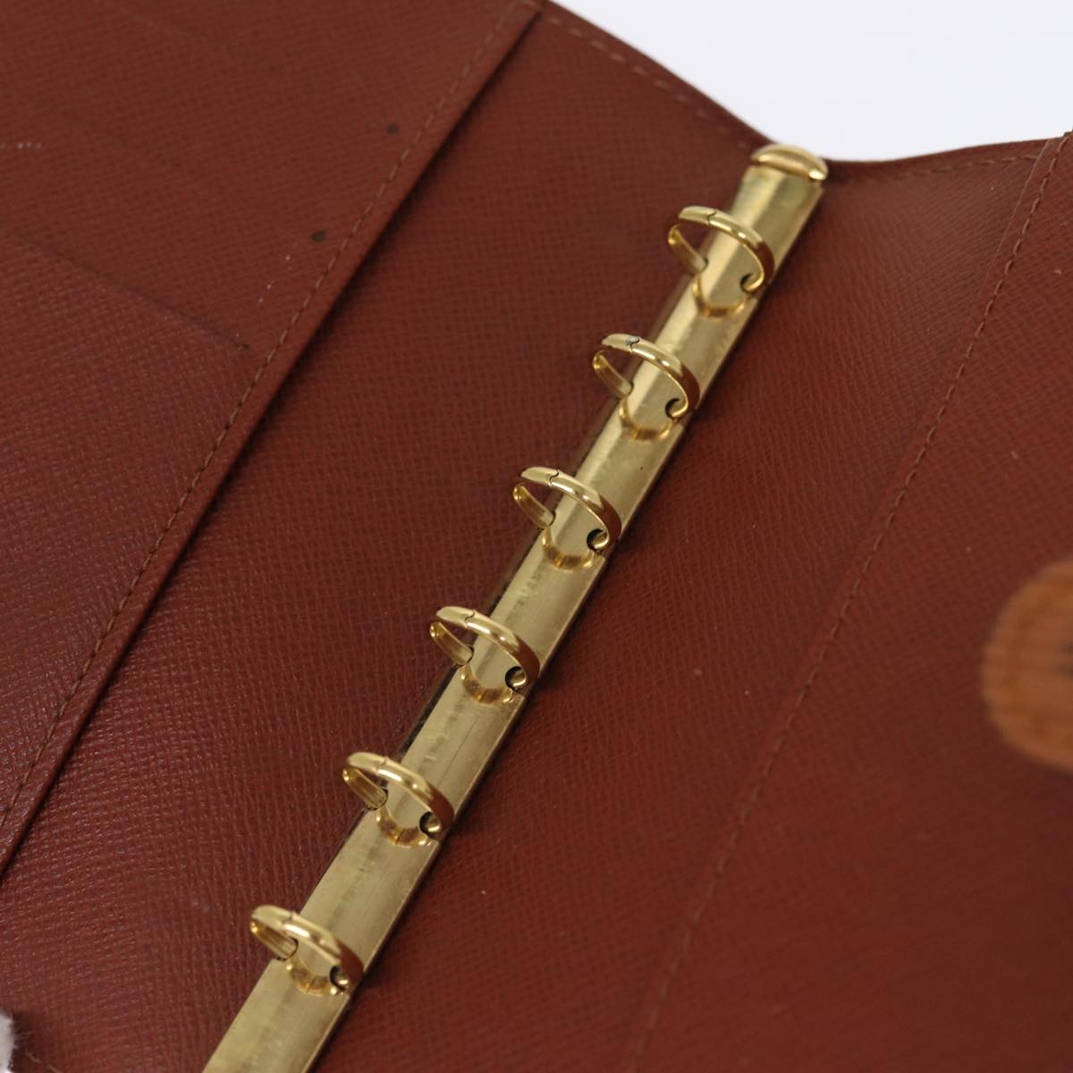 LOUIS VUITTON Epi Agenda PM Day Planner Cover Brown R20053 LV Auth 76261