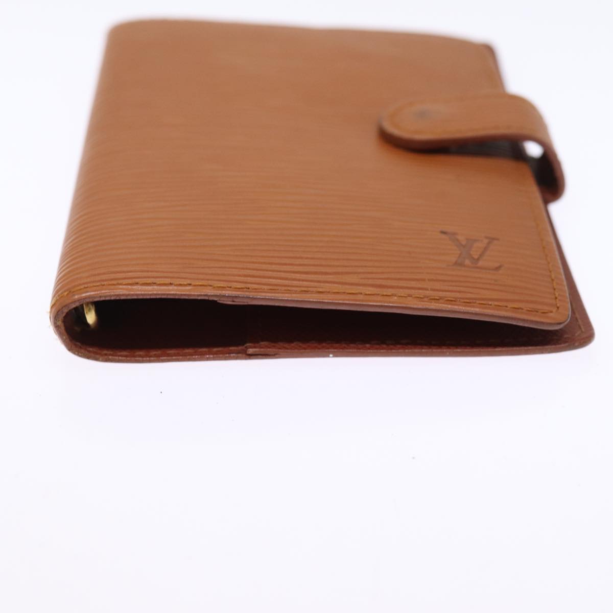 LOUIS VUITTON Epi Agenda PM Day Planner Cover Brown R20053 LV Auth 76261