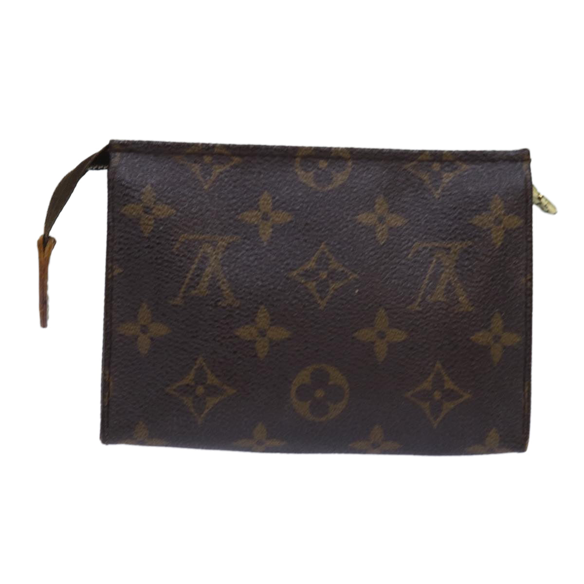 LOUIS VUITTON Monogram Poche Toilette 15 Pouch M47546 LV Auth 76263 - 0