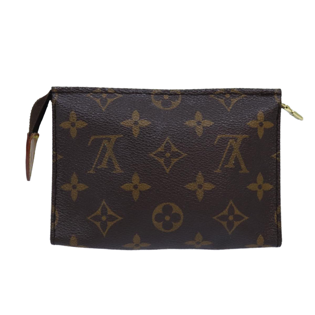 LOUIS VUITTON Monogram Poche Toilette 15 Pouch M47546 LV Auth 76264 - 0