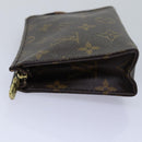 LOUIS VUITTON Monogram Poche Toilette 15 Etui M47546 LV Auth 76270-3