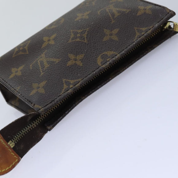LOUIS VUITTON Monogram Poche Toilette 15 Etui M47546 LV Auth 76270