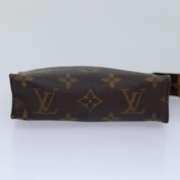 LOUIS VUITTON Monogram Poche Toilette 15 Pouch M47546 LV Auth 76270