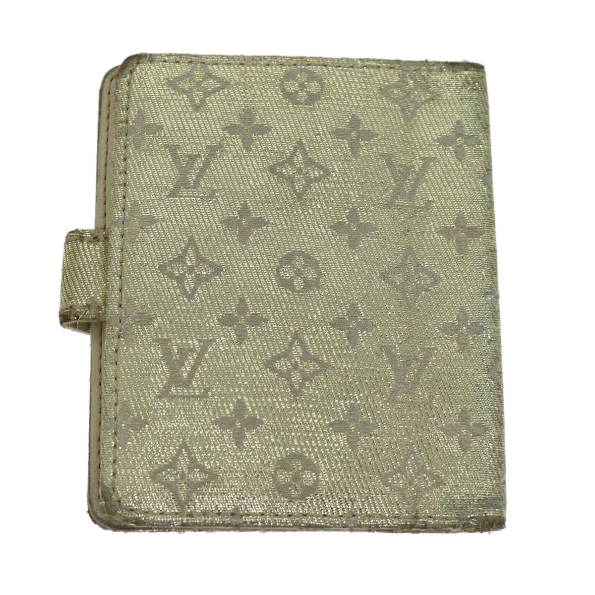 LOUIS VUITTON Monogram Shine Mini Agenda Day Planner Gold R20891 LV Auth 76274 - 0