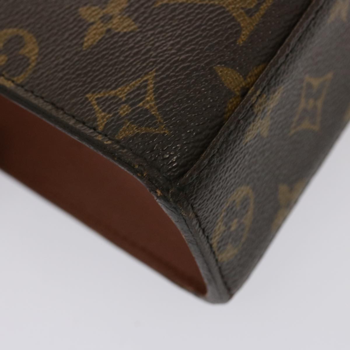 LOUIS VUITTON Monogram Malesherbes Hand Bag M51379 LV Auth 76279