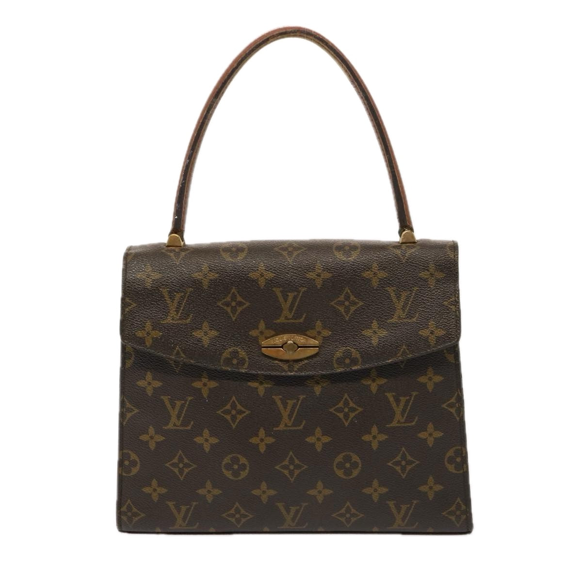 LOUIS VUITTON Monogram Malesherbes Hand Bag M51379 LV Auth 76279