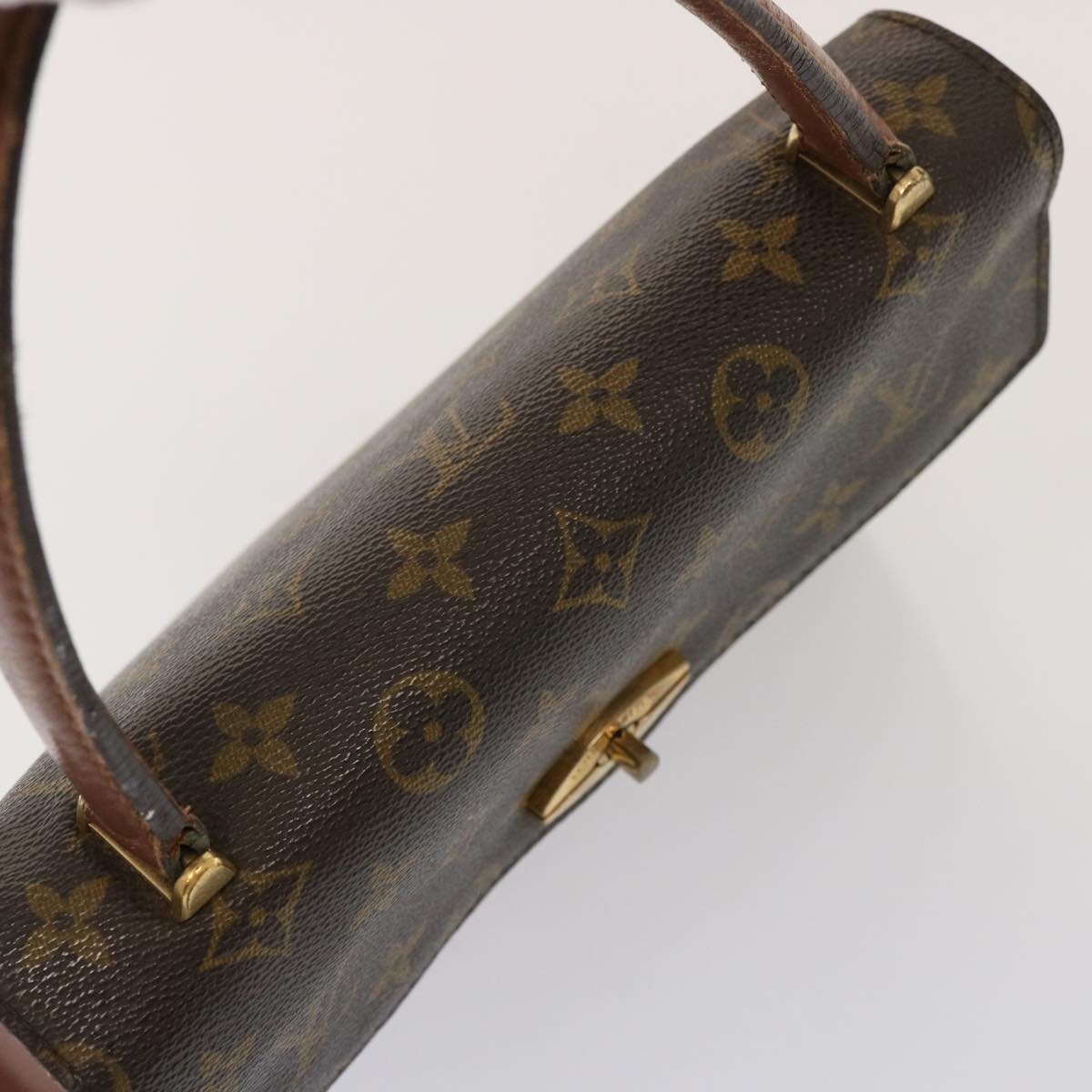 LOUIS VUITTON Monogram Malesherbes Hand Bag M51379 LV Auth 76279