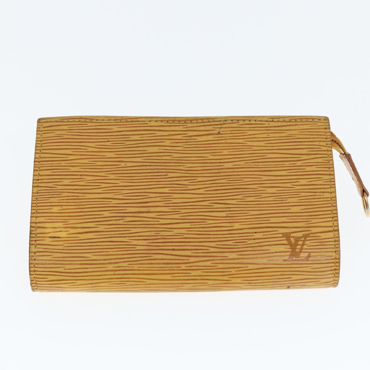 LOUIS VUITTON Epi Bucket PM Shoulder Bag SPO Yellow LV Auth 76283