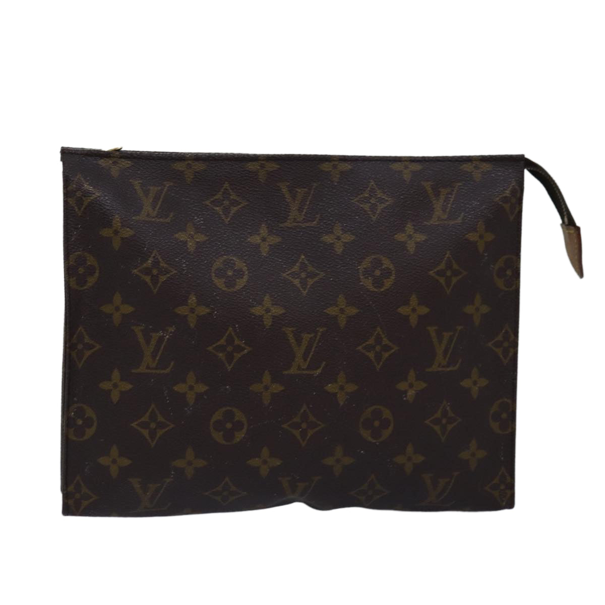 LOUIS VUITTON Monogram Poche Toilette 26 Pouch M47542 LV Auth 76286