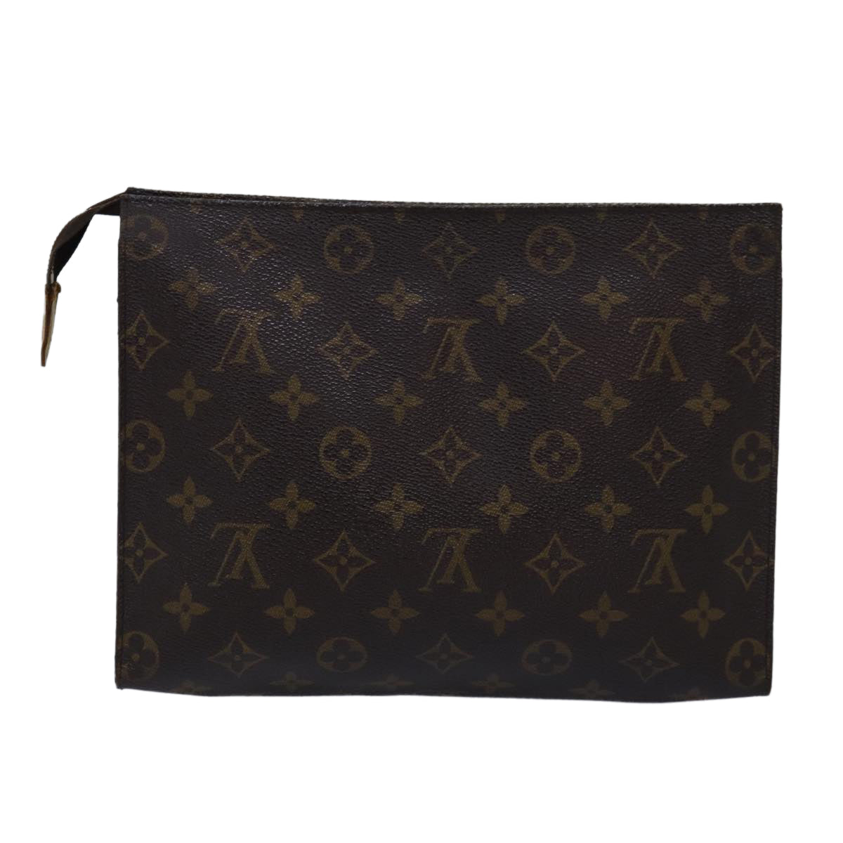 LOUIS VUITTON Monogram Poche Toilette 26 Pouch M47542 LV Auth 76288