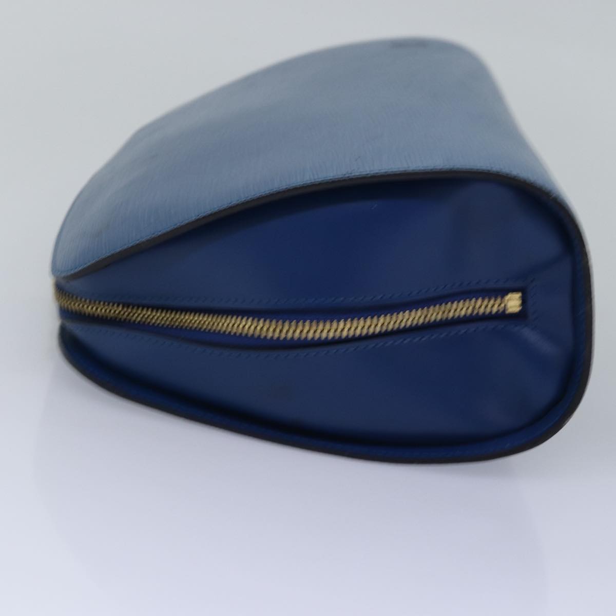 LOUIS VUITTON Epi Dauphine GM Pouch Blue M48435 LV Auth 76292