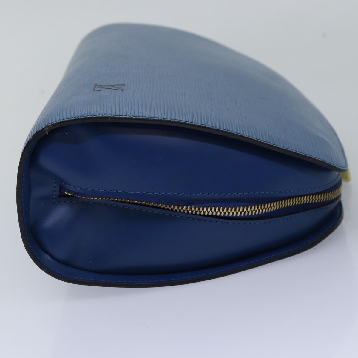 LOUIS VUITTON Epi Dauphine GM Pouch Blue M48435 LV Auth 76292