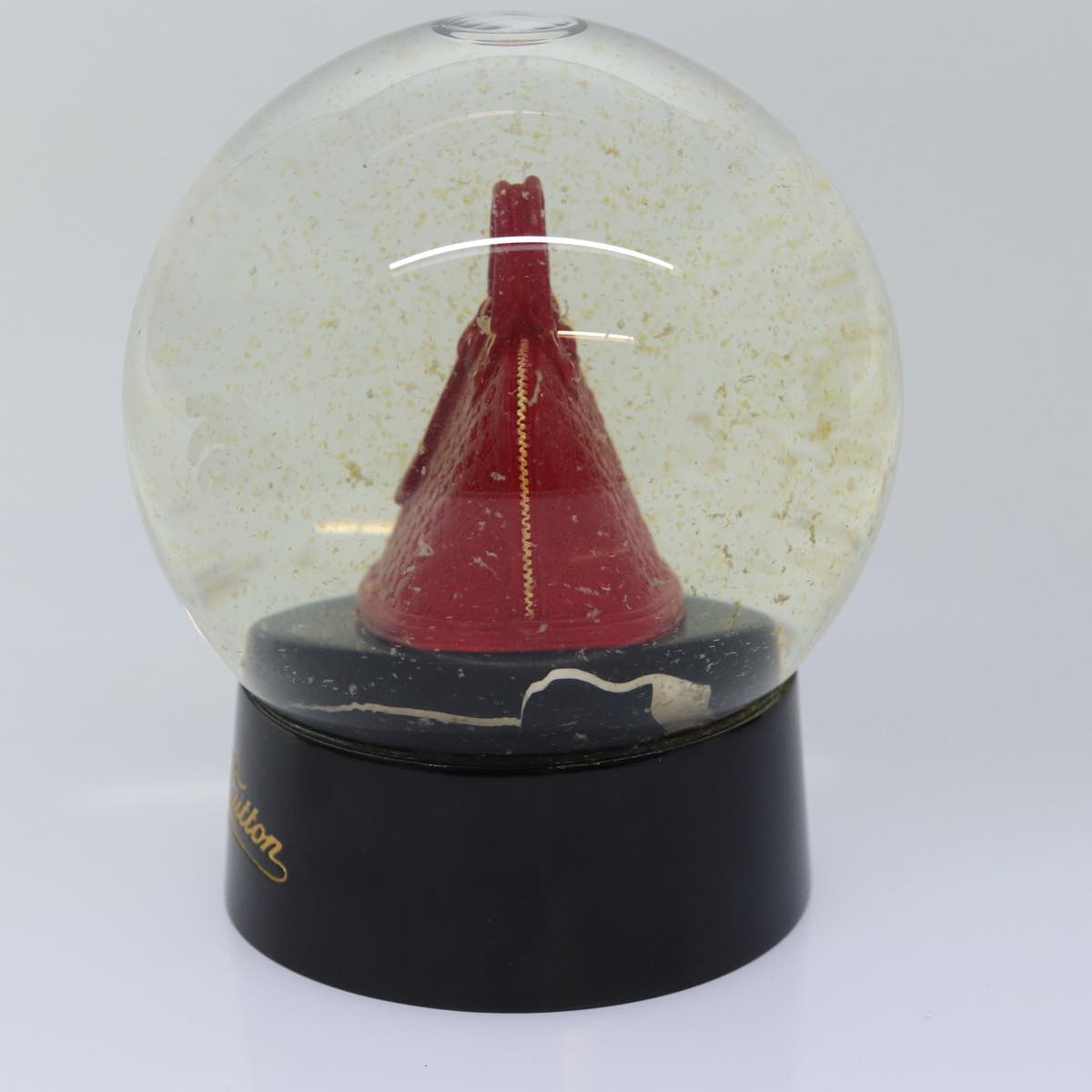 LOUIS VUITTON Snow Globe Alma VIP Limited Clear Red LV Auth 76296