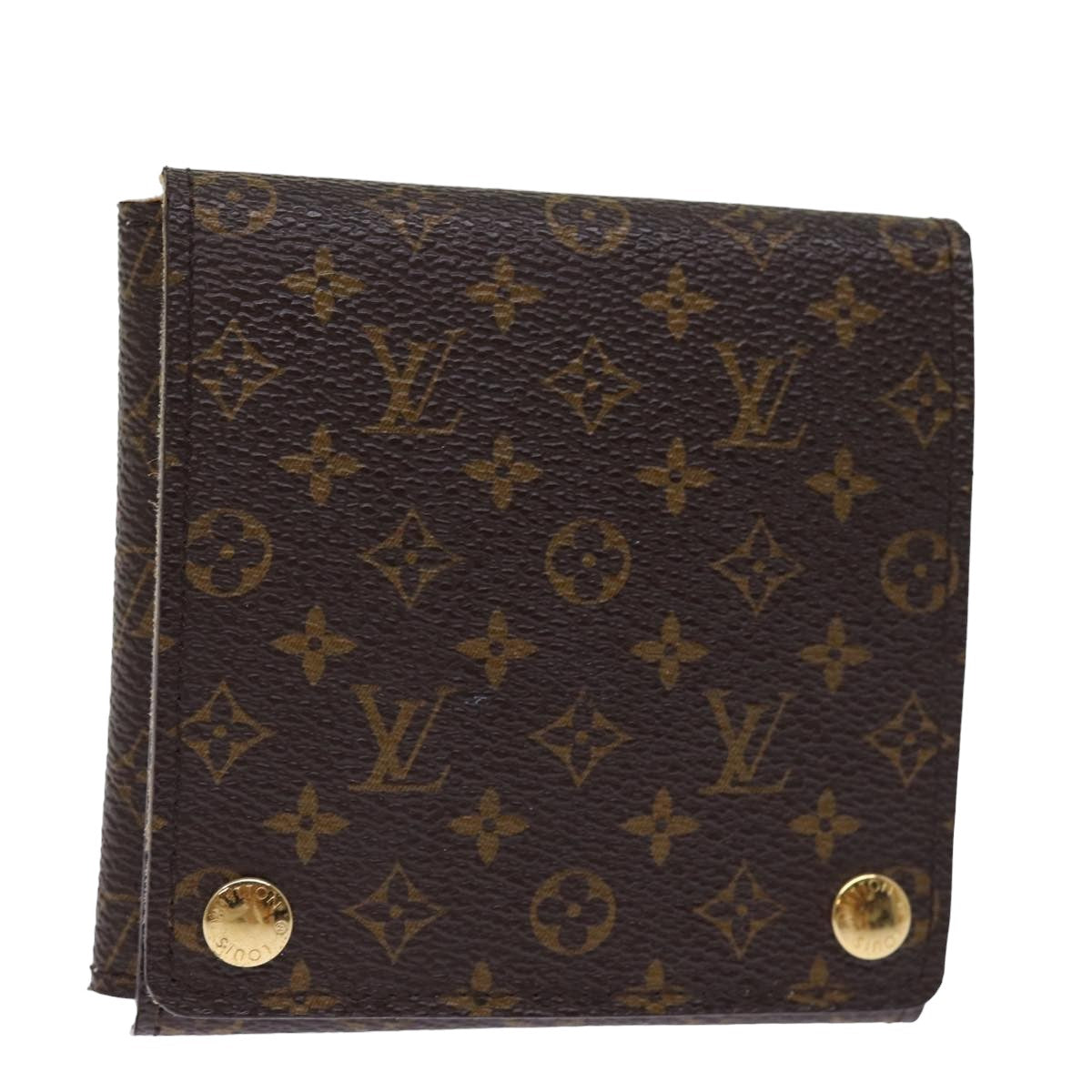 LOUIS VUITTON Monogram Jewelry Case Jewelry Box LV Auth 76305