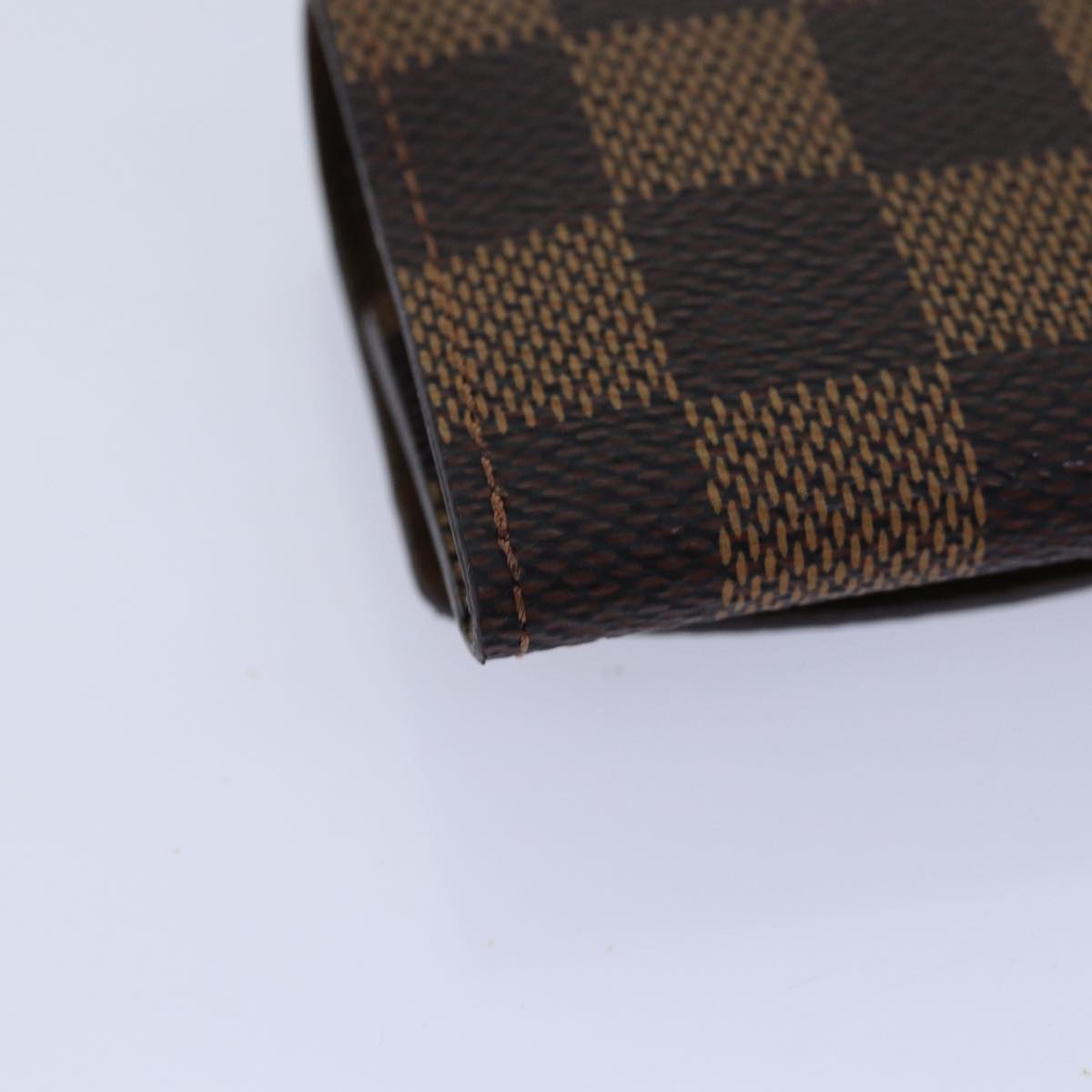 LOUIS VUITTON Damier Ebene Cuff Case Cuffs M30964 LV Auth 76306