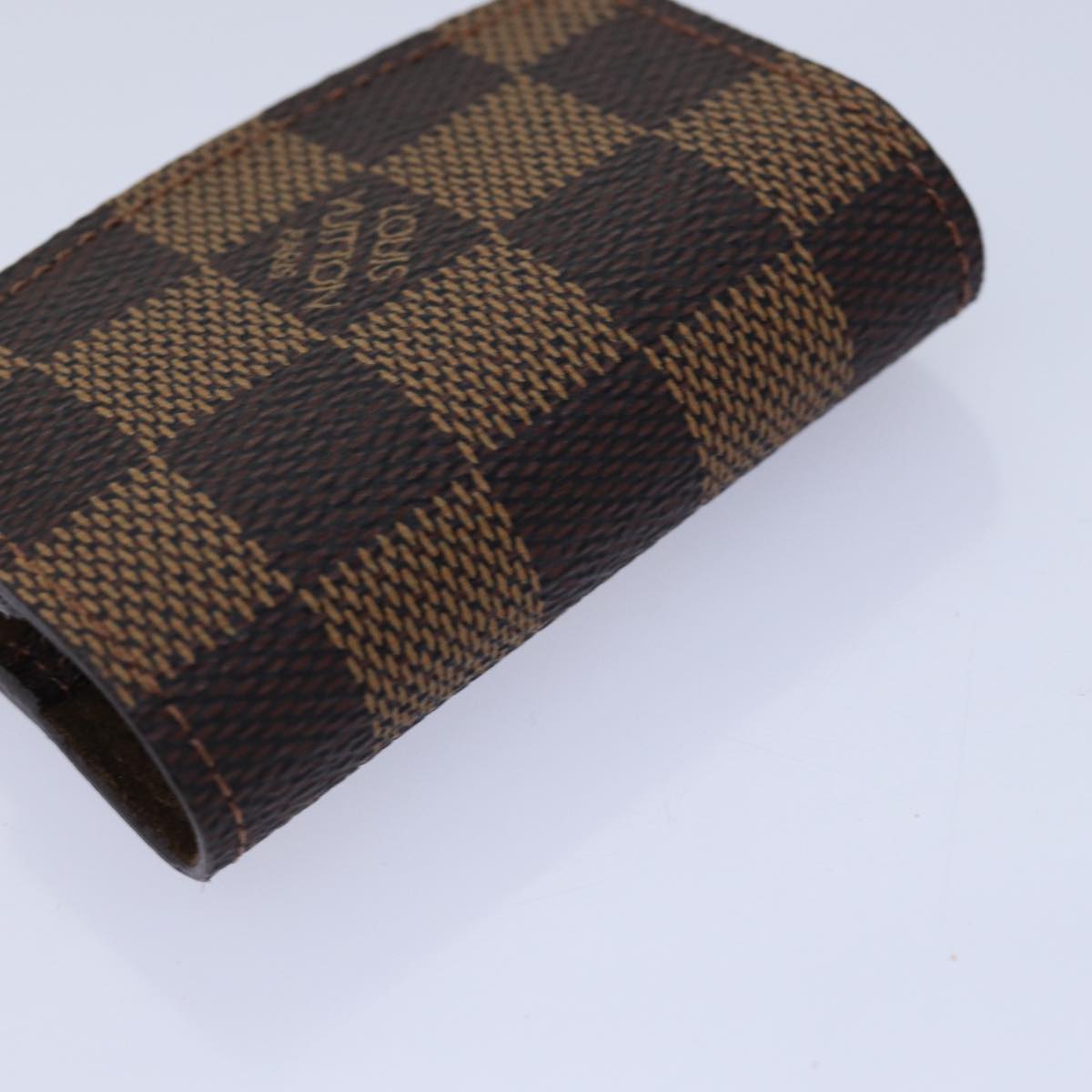 LOUIS VUITTON Damier Ebene Cuff Case Cuffs M30964 LV Auth 76306