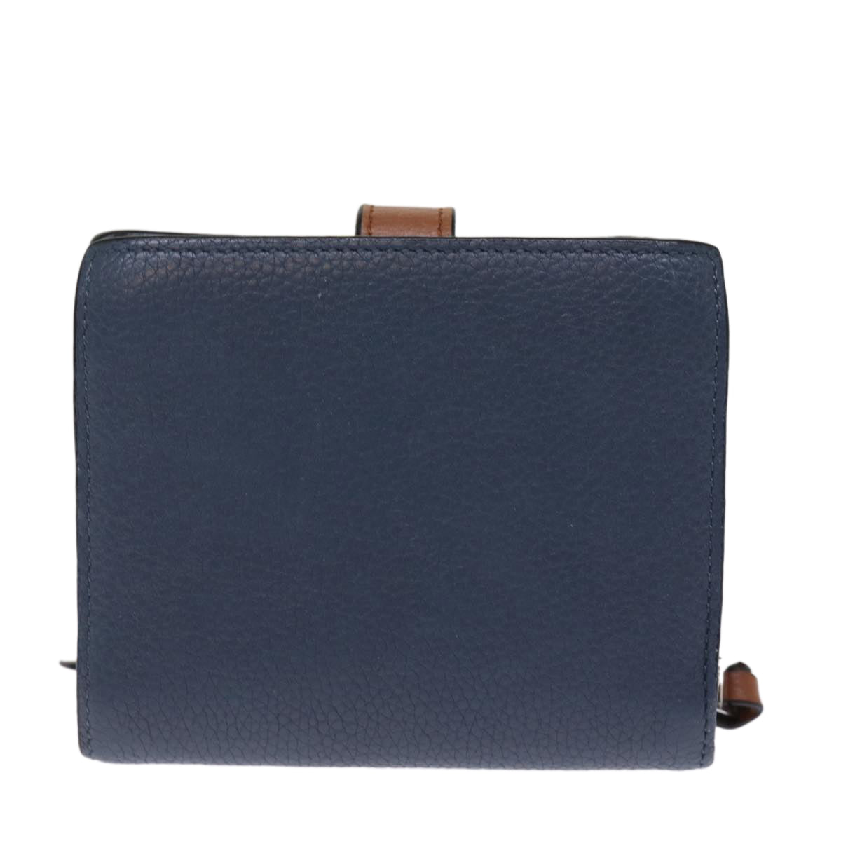 LOEWE Wallet Leather Blue Auth 76309 - 0