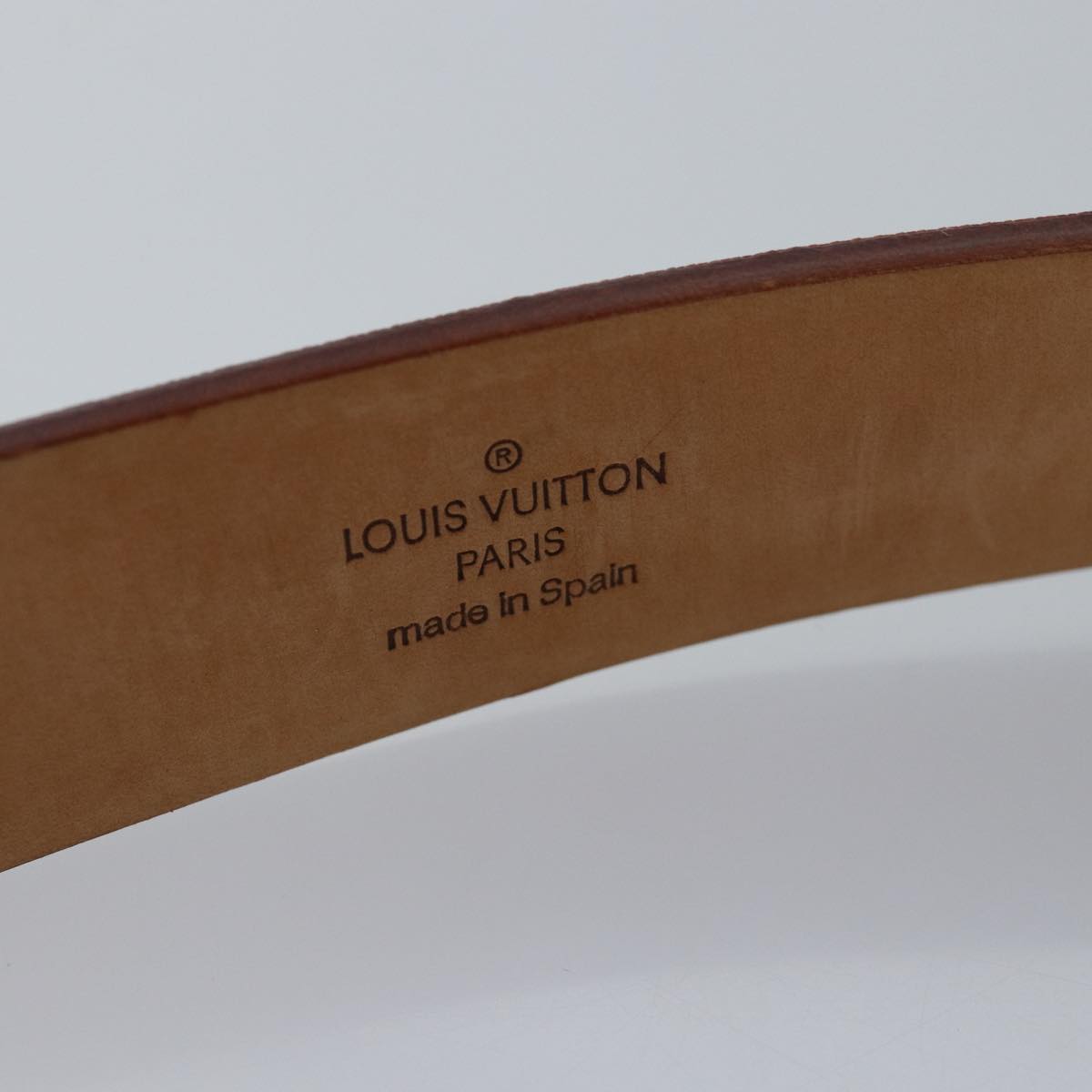 LOUIS VUITTON Monogram Multicolor Ceinture Carre Belt White M9270U LV Auth 76310