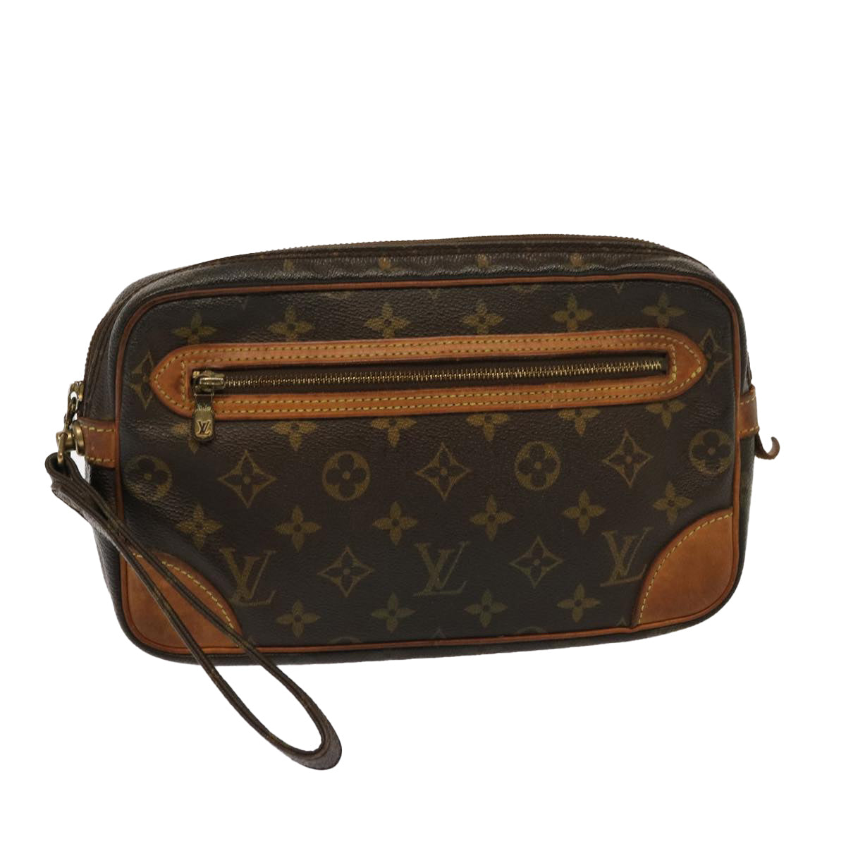 LOUIS VUITTON Monogram Marly Dragonne GM Clutch Bag M51825 LV Auth 76322