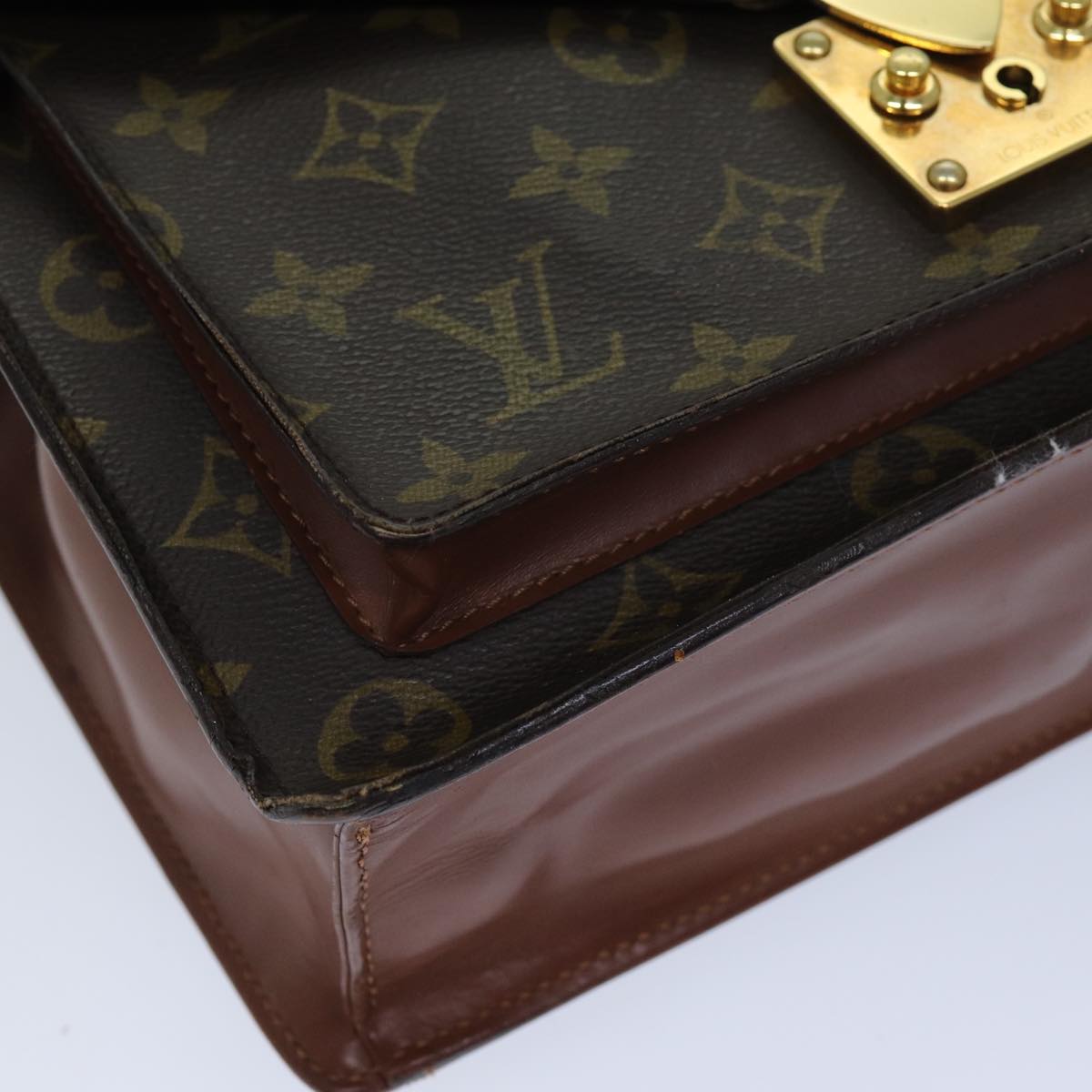 LOUIS VUITTON Monogram Monceau 28 Hand Bag 2way M51185 LV Auth 76328