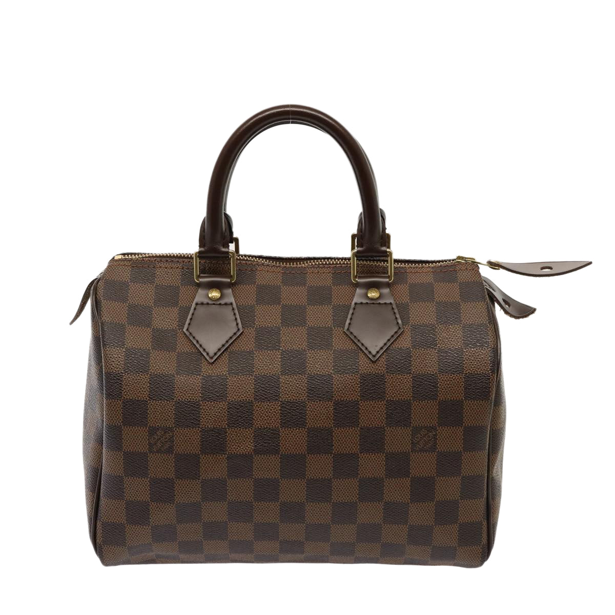 LOUIS VUITTON Damier Ebene Speedy 25 Hand Bag N41532 LV Auth 76330 - 0